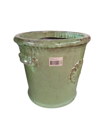 Pot geglazuurd D 35 x H 32 cm Jadeblack - afbeelding 1