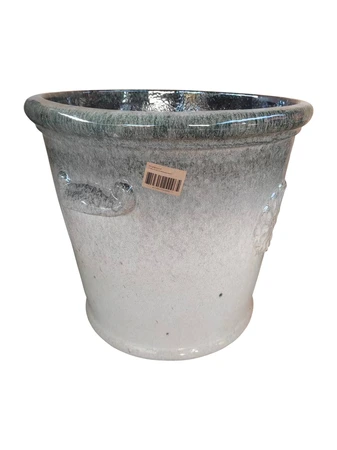 Pot geglazuurd D 46 x H 42 cm Browncream - afbeelding 1