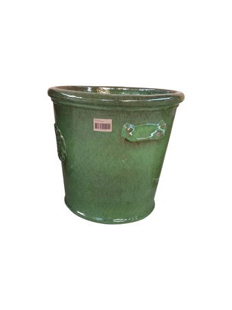 Pot geglazuurd D 46 x H 42 cm Raingreen - afbeelding 1