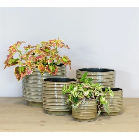 Pot Gliss d24h22cm stone - afbeelding 2