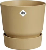 Elho pot greenville round  20cm goudkleurig zand