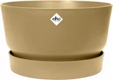 Elho pot greenville schaal 33cm goudkleurig zand