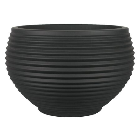 Pot Mojave Matt Black - D 29 x H 19 cm