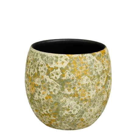 Nikai pot rond groen - h20xd20cm