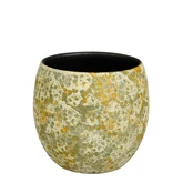 Nikai pot rond groen - h20xd20cm