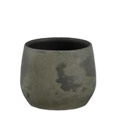 Olaf pot rond antraciet - h13xd16,5cm