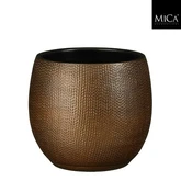 Pot Porto d20h17cm brons metalliek