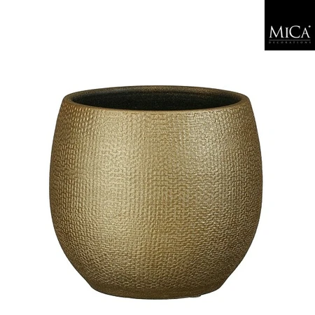 Pot Porto d20h17cm goud metalliek