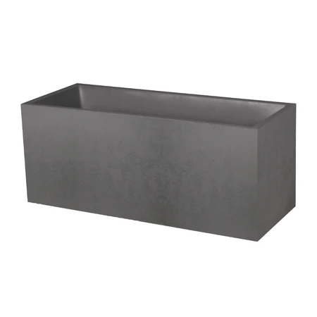 Pot rechthoek Basalt 99,5 x 39,5 x 43,5 cm antraciet - afbeelding 1