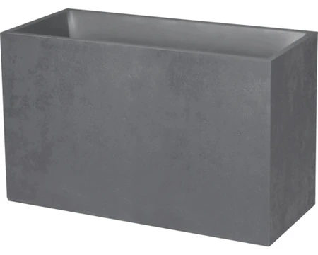 Pot rechthoek Basalt 99,5 x 39,5 x 60 cm antraciet - afbeelding 1
