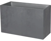 Pot rechthoek Basalt 99,5 x 39,5 x 60 cm antraciet - afbeelding 1