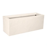 Pot rechthoek Volcania Up 79,5 x 29,5 x 29,5 cm beige limestone - afbeelding 2