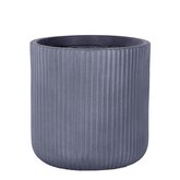 Pot stripes Grey - D 30 x H 30 cm