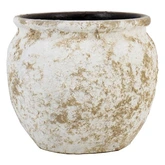 Pot Vales d30/34h30cm antiek wit