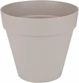 Elho loft urban rond wielen 40cm warm grijs