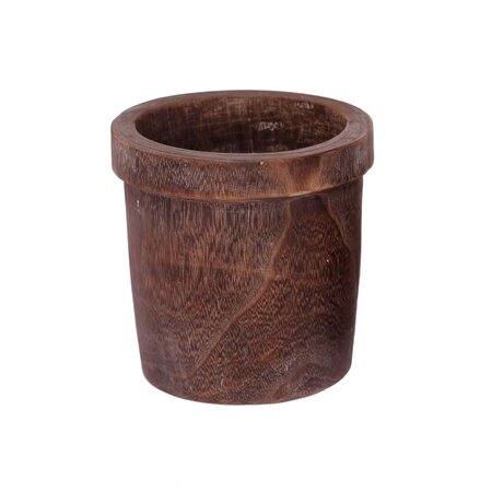 Pot Zwart gebrand D21x20 - afbeelding 1