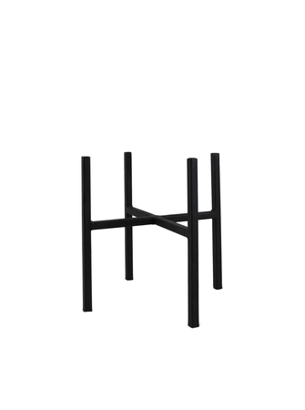 Potstandaard 4 poten D 24 x H 25 cm zwart