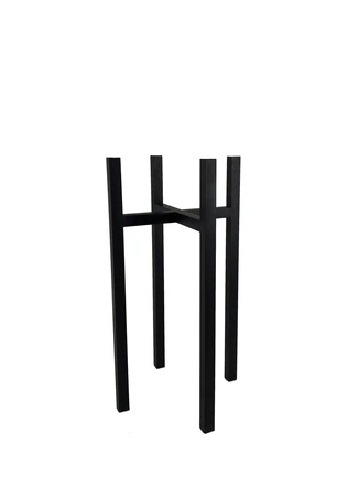 Potstandaard 4 poten D 38,5 x H 71 cm zwart