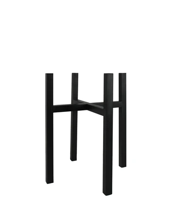 Potstandaard 4 poten D 42,5 x H 50 cm zwart