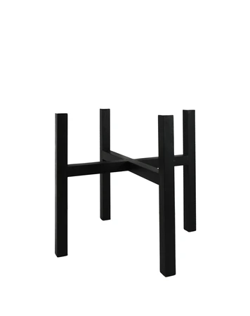 Potstandaard 4 poten D 46,5 x H 40 cm zwart