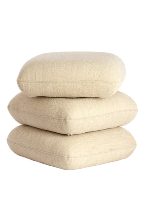 Light & Living Pouf 44,5x44,5x44,5 cm LAURIE cream - afbeelding 4