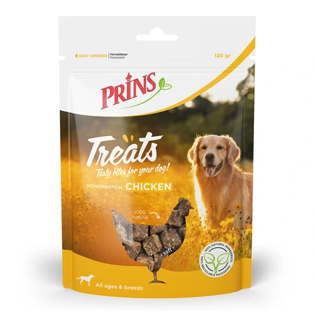 Prins Treats dog chicken 120gr - afbeelding 1