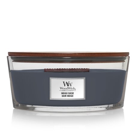 WoodWick Indigo Suede Ellipse Candle