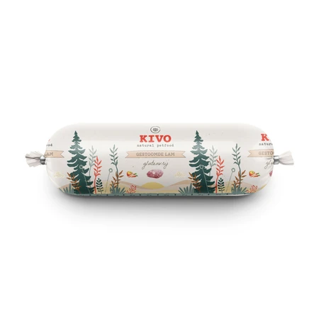 Kivo gestoomde lam 600gr