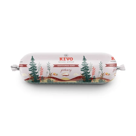 Kivo gestoomde eend 600gr