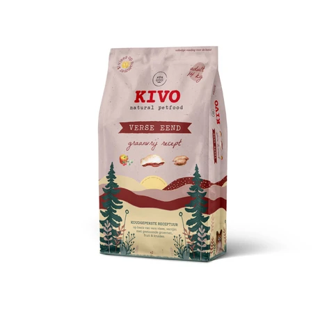Kivo verse eend graanvrij 14kg