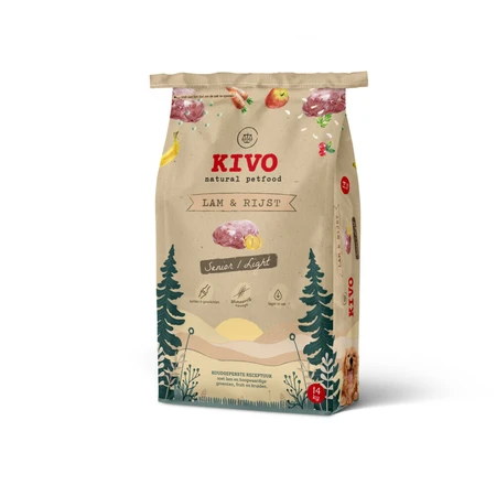 Kivo lam&rijst glutenvrij 14kg