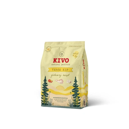 Kivo Hondenvoer Droog Verse Kip Glutenvrij 4 kg