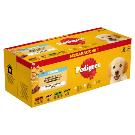 Pedigree Pouch Junior Gelei Mix Select 40 x 100g