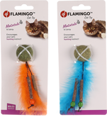 PS BOLEO+CATNIP+PLUIMEN ORANJE/ BLAUW 14CM ASSORTIMENT - afbeelding 2