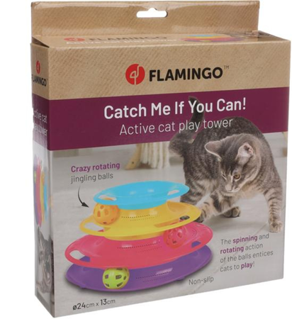 PS BAGERA KATTENTOREN+BALLETJES DIA.24x13CM - afbeelding 2