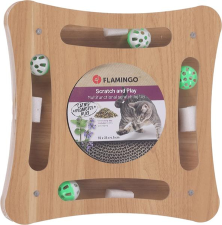 KRABSPEELGOED DENSI VIERHOEK 35x35x4,5CM - afbeelding 2