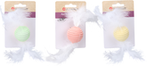SPEELGOED POPPY BAL MET VEREN MEERDERE KLEUREN 23x4,5x4,5CM - afbeelding 2