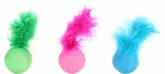 PS HOWI BAL MET PLUIM ASSORTIMENT - afbeelding 1