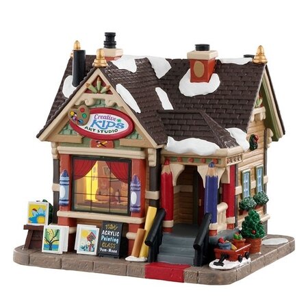 Creative Kids Art Studio, B/O Led Lemax - afbeelding 1