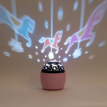 Projector carousel 13x11.5cm roze - afbeelding 2
