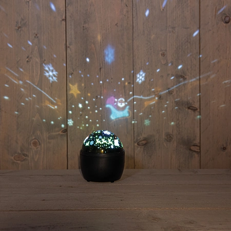 Projector kerstfiguur op batterij - afbeelding 1