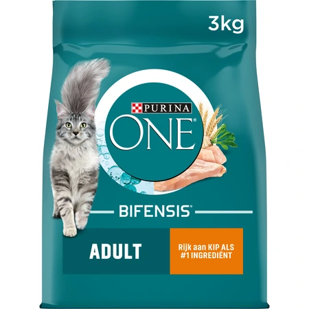 Purina One adult kip&verse groenten 3kg - afbeelding 2