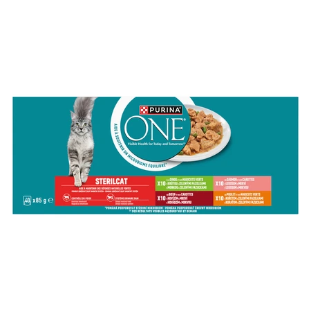 Purina One Sterilcat Fijne Malse Reepjes In Saus - afbeelding 7