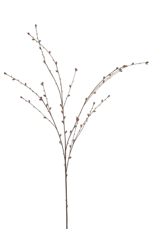 Pussy willow spray burgundy 120cm