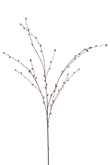 Pussy willow spray burgundy 120cm