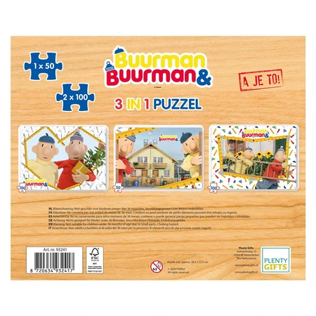 PUZZEL BUURMAN EN BUURMAN 3 IN 1 - afbeelding 2