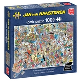 PUZZEL JVH BIJ DE KAPPER 1000 07.22 - afbeelding 1