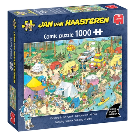 PUZZEL JVH KAMPEREN IN HET BOS 1000 - afbeelding 1