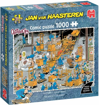 Jan van Haasteren - Oldtimers - Karren maar! - 1000 stukjes puzzel