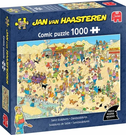 Jan van Haasteren - Zandsculpturen - 1000 stukjes puzzel